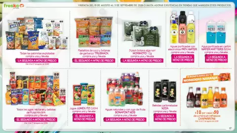 Folleto Fresko Página 17: Refrescos €10,00