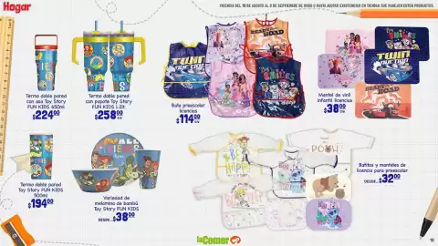 Folleto La Comer Página 19: Toy story - termo doble pared con asa €224,00, Toy story - termo doble pared con popote €258,00