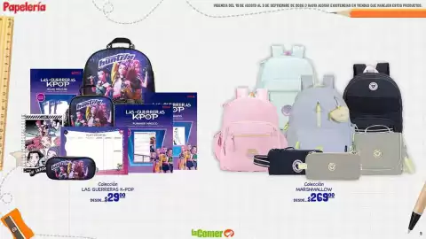 Folleto La Comer Página 9: Colección marshmallow €269,00, Colección las guerreras k-pop €29,00