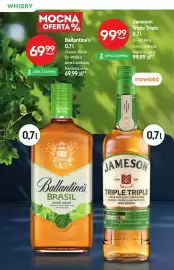 Żabka gazetka | Alkohole Strona 12: Whisky Jameson Triple €99,99, Whisky Ballantine's Classic €69,99