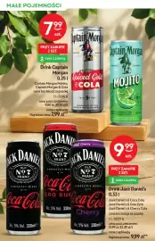 Żabka gazetka | Alkohole Strona 4: Drink Captain Morgan Mojito €7,99, Drink Jack Daniel's & Cherry Cola €9,99