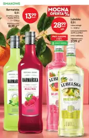 Żabka gazetka | Alkohole Strona 6: Likier Lubelska Grejpfrutowa €28,99, Likier Barmańska Limonka z miętą €13,99