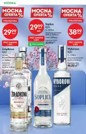 Żabka gazetka | Alkohole Strona 8: Wódka Wyborowa €38,99, Wódka Soplica Szlachetna €29,99