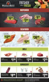 Produce Depot flyer week 34 Page 2: Top Sirloin Steak €8,99, Fresh Pork Belly by the Piece €3,99
