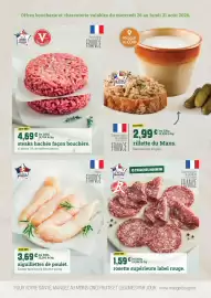 Catalogue Fresh semaine 35 page 9: Volaille Française aiguillettes de poulet €3,69, Rosette supérieure label rouge €1,59