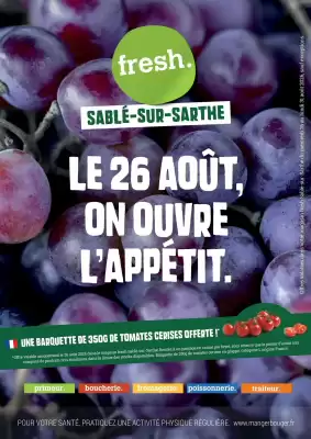 Fresh (valable jusqu'au 31-08)