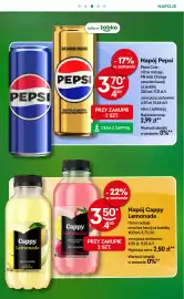 Żabka gazetka Strona 23: Napój Pepsi €3,70, Napój Cappy Lemonade €3,50