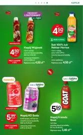 Żabka gazetka Strona 25: Napój XO Soda €5,99, Napój Wojanek €4,50