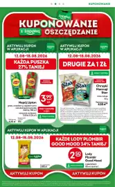 Żabka gazetka Strona 35: Napój Lipton green, strawberry, raspberry zero €3,99