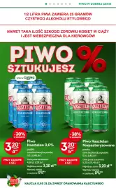 Żabka gazetka Strona 42: Piwo Kasztelan Niepasteryzowane €3,20, Piwo Kasztelan 0,0% Bezalkoholowe €3,20