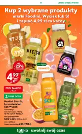 Żabka gazetka Strona 59: Foodini, Shot SI, Lemoniada lub Sok Wycisk €4,99