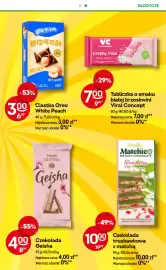 Żabka gazetka Strona 77: Czekolada Geisha €4,00, Ciastka Oreo White Peach €3,00