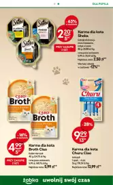 Żabka gazetka Strona 87: Karma dla kota Broth Ciao €4,99, Karma dla kota Churu Ciao €9,99
