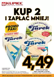 Kupiec gazetka tydzień 34 Strona 3: Ser Brie Turek naturalny €4,49