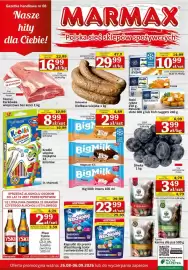 Marmax gazetka Strona 1: Big Milk €2,99, Taurus Karkówka wieprzowa bez kości €16,99
