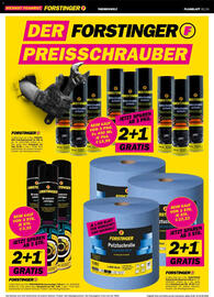 Forstinger Flugblatt Seite 12: Forstinger Putztuchrolle Blueclean 360 M €23,33, Forstinger Bremsenreiniger €3,33