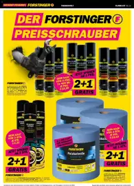 Forstinger Flugblatt Seite 12: Forstinger Putztuchrolle Blueclean 360 M €23,33, Forstinger Bremsenreiniger €3,33