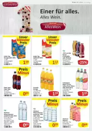 Kastner Flugblatt Seite 21: Frucade Orange €1,59, Vöslauer Mineralwasser prickelnd, mild oder ohne €0,35