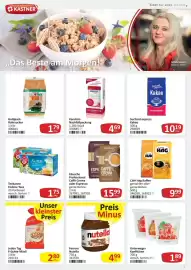 Kastner Flugblatt Seite 29: Café Hag Kaffee €9,99, Unterweger Konfitüren €1,89