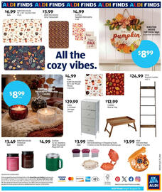 Aldi weekly ad week 35 Page 2: Crofton swedish dishcloths €4,99, Kirkton House Vinyl Tablecloth €3,99