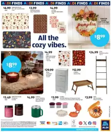 Aldi weekly ad week 35 Page 2: Crofton swedish dishcloths €4,99, Kirkton House Vinyl Tablecloth €3,99
