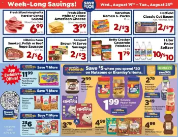 Save a Lot weekly ad week 34 Page 1