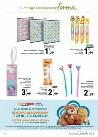 Volantino Spesa Facile Conad Pagina 10: Penna 4 in 1 capibara bic €2,99, Maxi quaderno kapy & friends favini €1,29
