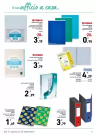 Volantino Spesa Facile Conad Pagina 11: Buste con foratura universale lisce €3,19, Maxi quaderno Conad €0,95