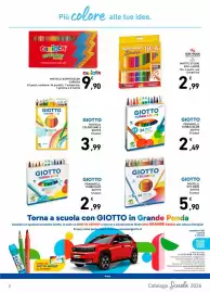 Volantino Spesa Facile Conad Pagina 2: Matite Studio Koh-I-Noor €2,99, Pastelli Super Color Carioca €9,90