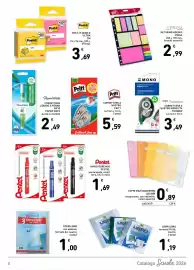 Volantino Spesa Facile Conad Pagina 8: Pentel Marcatore permanente €1,69, Set memo adesivi Pigna €2,99