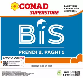 Volantino Conad Superstore settimana 34 Pagina 1