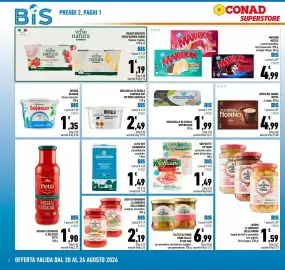 Volantino Conad Superstore settimana 34 Pagina 2: Sofficette prosciutto cotto petto di tacchino €1,49