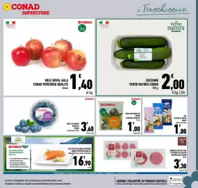 Volantino Conad Superstore settimana 34 Pagina 5: Zucchine Verso Natura Conad €2,00