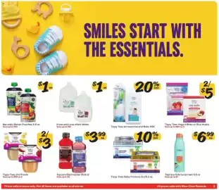 Winn Dixie weekly ad Page 5: Know and Love Infant Water €1,00, Naturally Better Pouches €1,00