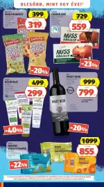 ALDI akciós újság hét 34 Oldal 4: Choceur Csokoládé €559,00, PINOT NOIR €799,00