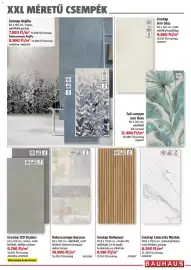 Bauhaus akciós újság Oldal 3: Dekorcsempe Barocco €10.990,00, Greslap 120 Studios €9.790,00