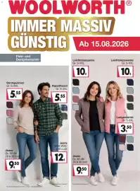 Woolworth Prospekt Seite 1: Flanellhemd €5,55, Strickpullover €5,55