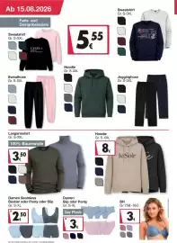 Woolworth Prospekt Seite 2: Langarmshirt €3,50, Hoodie leSoir €8,00