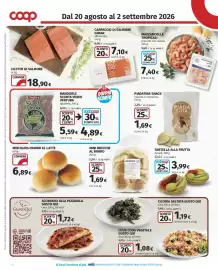 Volantino Coop Superstore Pagina 10: Mini buns panino al latte €6,89, Tartella alla frutta €3,99