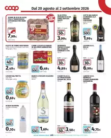 Volantino Coop Superstore Pagina 18: Spumante Prosecco Brut Millesimato Tenimenti Civa €4,89, Filetti di tonno nostromo €2,49