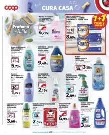 Volantino Coop Superstore Pagina 20: Additivo in polvere Omino Bianco €2,59, Profumatori per bucato Coccolino €3,60