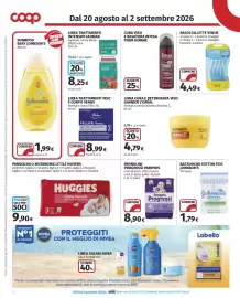 Volantino Coop Superstore Pagina 24: Pannolini Pampers Progressi €8,90, Crema attiva effetto urto Geomar €8,25