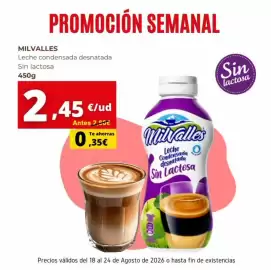 Folleto Supermercados Tu Alteza semana 34 Página 4: Milvalles - leche condensaça €2,45