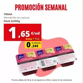 Folleto Supermercados Tu Alteza semana 34 Página 6: Tirma - sveltoball €1,65