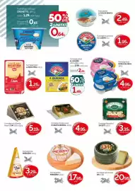 Catálogo Condis Página 4: Président - formatge brie €3,29, Cremette - formatge cottage €1,29