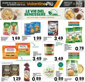 Volantino Interspar Pagina 10: Crema Valsoia €3,49, Piadina Despar Scelta Verde Bio, Logico Integrale €0,89