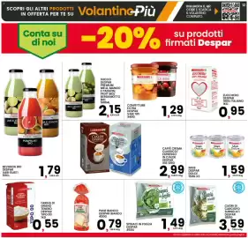 Volantino Interspar Pagina 12: Cuori di carciofo surgelati Despar €3,59, Spinaci in foglia Despar €1,49