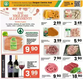 Volantino Interspar Pagina 9: Cosce di pollo per arrosto €3,90, Salsiccia di suino mignon Despar €7,90