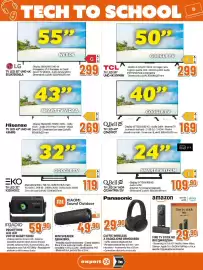 Volantino Ipercoop Pagina 4: Q.Bell TV LED 24" HDR €109,90, Q.Bell TV LED 40" €169,00