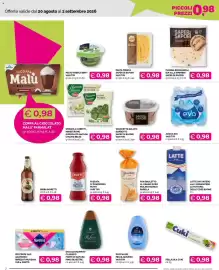 Volantino Mercatò Local Pagina 2: Acqua Eva €0,98, Piadina romagnola IGP alla riminese Saper di sapori €0,98